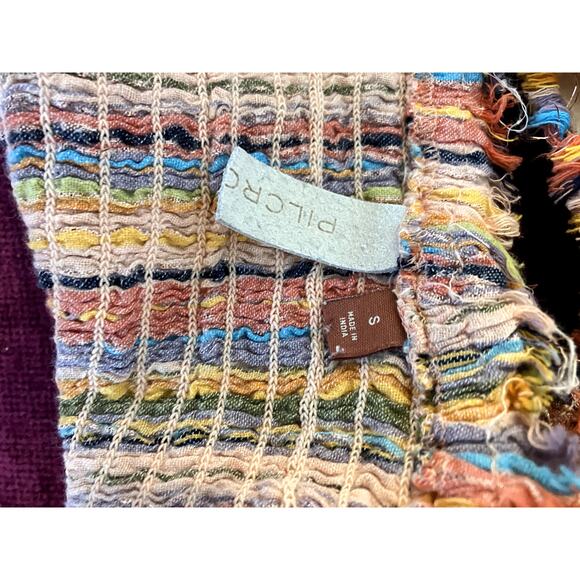 Anthropologie PILCRO Multi Stripe Strapless Smock Tube Top Size Small S FESTIVAL - Picture 6 of 9